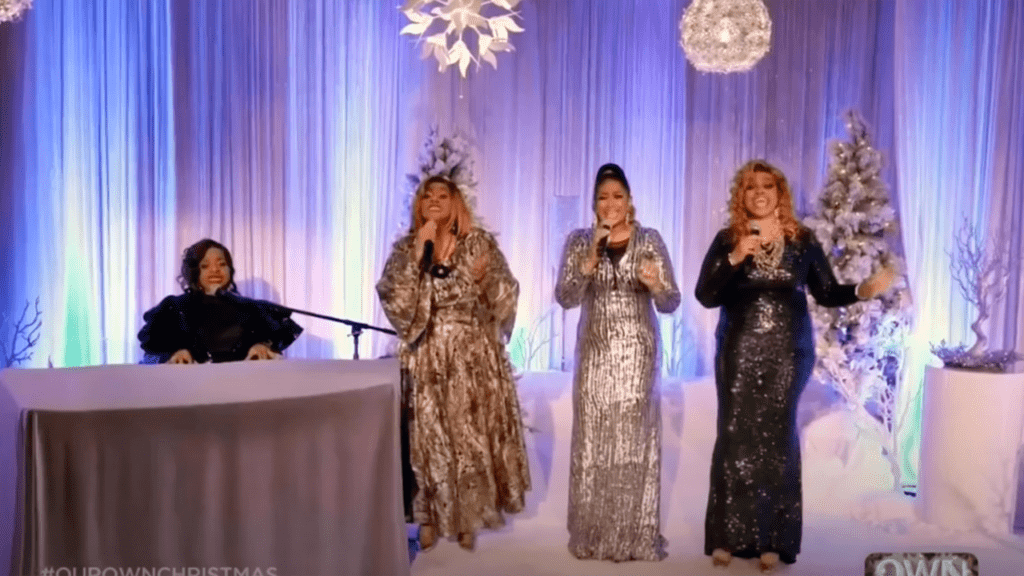 The Clark Sisters performing "Joy to the World"